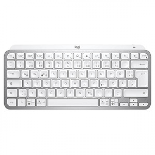 Logitech MX Keys Mini Tastatur kabellos hellgrau