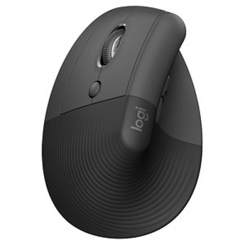 Logitech Lift Left Maus ergonomisch kabellos graphit