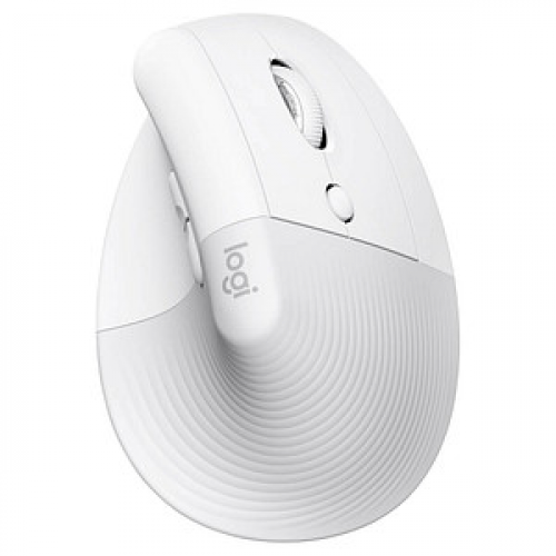 Logitech Lift Maus ergonomisch kabellos weiß