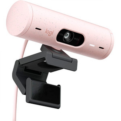 Logitech BRIO 500 Webcam rosa