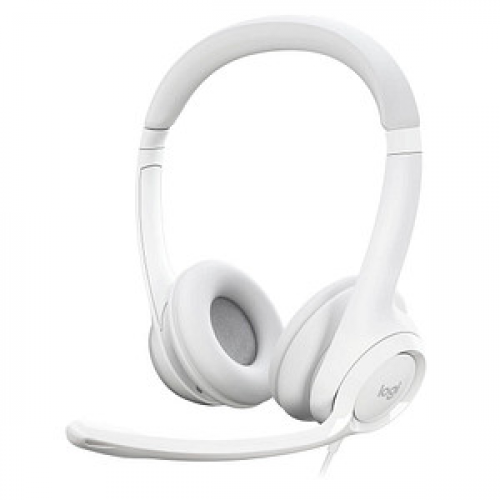 Logitech H390 USB-Headset grau, weiß