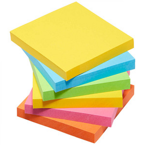 Post-it® Super Sticky Carnival Haftnotizen extrastark 6546SR farbsortiert, 6 Blöcke