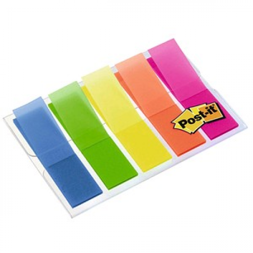 Post-it® Mini Haftmarker farbsortiert 5x 20 Streifen