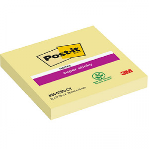 Post-it® Super Sticky Notes Haftnotizen extrastark 65412SY gelb, 1 St.