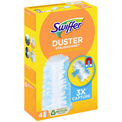 Swiffer DUSTER STAUBMAGNET Staubfangtücher Mikrofaser, 4 St.