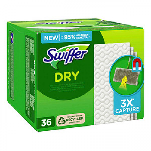 Swiffer DRY Bodentücher Mikrofaser, 36 Tücher