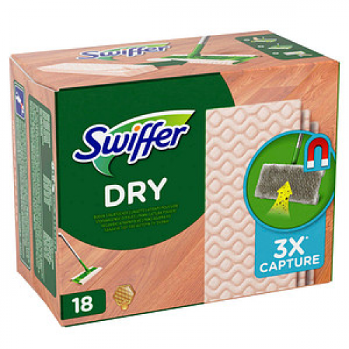 Swiffer DRY Staubfangtücher Mikrofaser, 18 St.