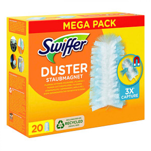 Swiffer DUSTER STAUBMAGNET MEGA PACK Staubfangtücher Mikrofaser, 20 Tücher