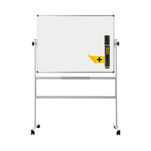 Bi-Office mobiles Whiteboard MAYA 150,0 x 120,0 cm weiß lackierter Stahl