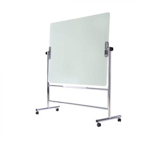 Bi-Office mobile Glas-Magnettafel 120,0 x 90,0 cm weiß