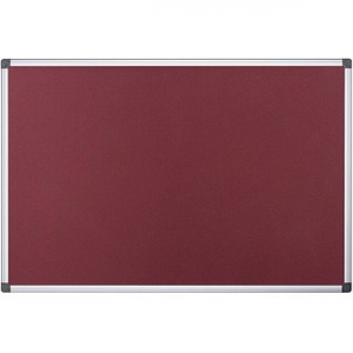 Bi-Office Pinnwand Feuerhemmend 180,0 x 120,0 cm Textil rot