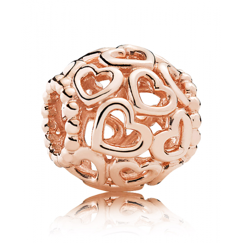 Pandora 780964 Charm Herzstrudel Rosé