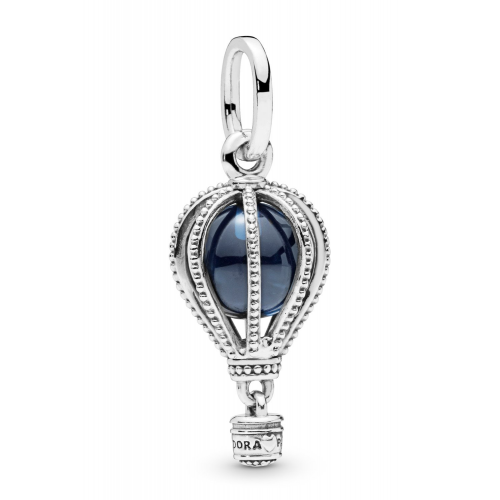 Pandora 798064NMB Charm-Anhänger Blauer Heißluftballon