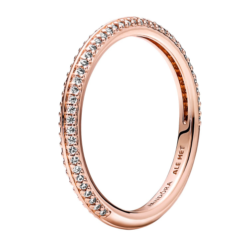 Pandora 189679C01 Damenring Roségoldfarben Pavé