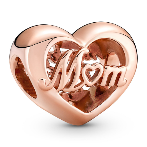 Pandora 781451C00 Charm Danke Mama Herz Rose