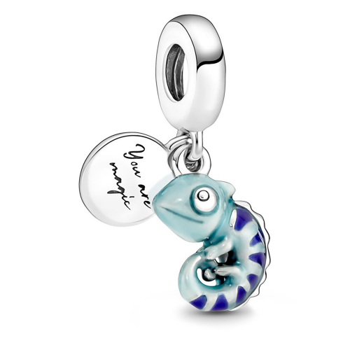 Pandora 791676C01 Charm-Anhänger Chamäleon mit Farbwechsel