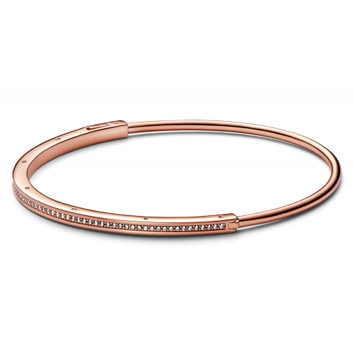 Pandora 582313C01 Damenarmreif I-D Pavé Roségoldfarben