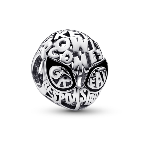 Pandora 792351C01 Silber Charm Spiderman Maske