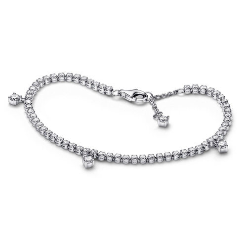 Pandora 592401C01 Damen-Armband Funkelnde Tropfen 925 Silber