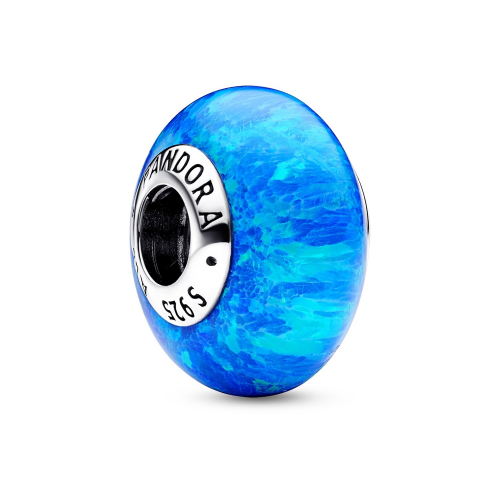 Pandora 791691C02 Bead-Charm Opalisierendes Ozeanblau