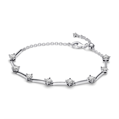 Pandora 593009C01 Silberarmband für Damen Funkelnde Stäbchen