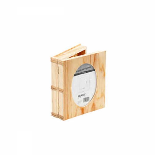 Creativ Company Holzbox natur braun Buchform