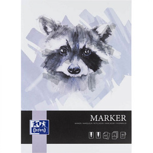 OXFORD Zeichenblock Marker DIN A3