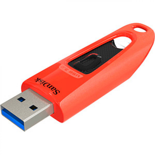 SanDisk USB-Stick Ultra 3.0 rot 64 GB