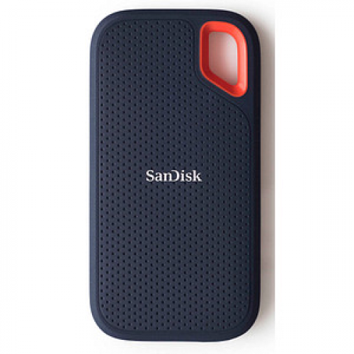 SanDisk Extreme Portable SSD V2 2 TB externe SSD-Festplatte schwarz, orange