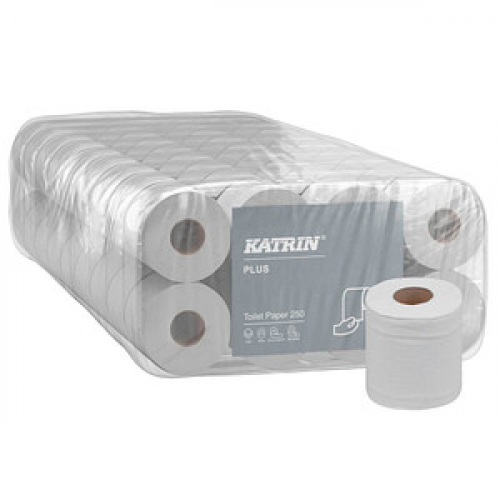 KATRIN Toilettenpapier PLUS 250 3-lagig, 72 Rollen