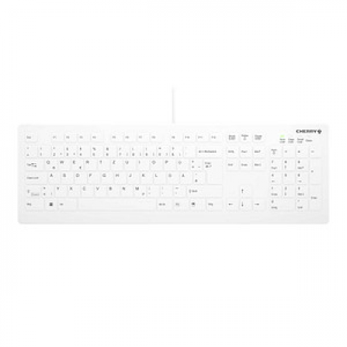 CHERRY AK-C8112 Medical Keyboard mit IP68 Hygiene-Tastatur kabelgebunden weiß