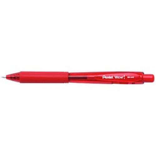 Pentel Kugelschreiber BK440 rot Schreibfarbe rot, 1 St.