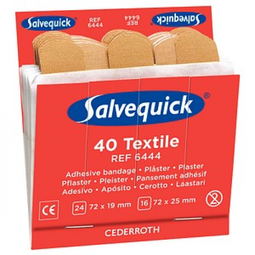 Salvequick® Pflaster Textile 1009444V beige, 40 St.