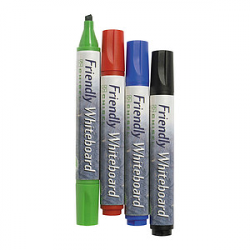 BALLOGRAF® Friendly Medium Whiteboard-Marker-Set farbsortiert 2,0 - 5,0 mm, 4 St.