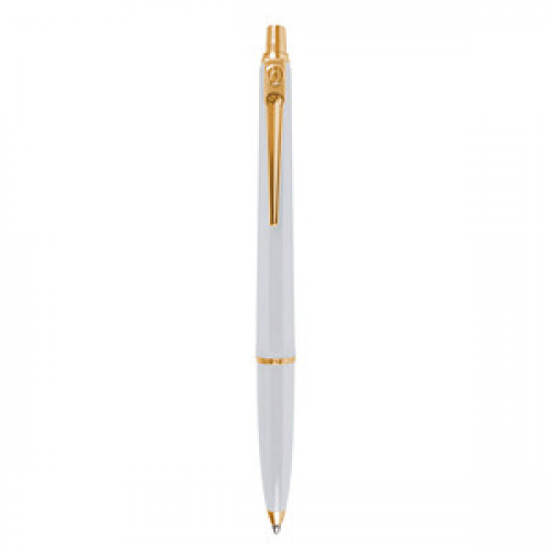 BALLOGRAF® Kugelschreiber Epoca P Luxe weiß Schreibfarbe blau, 1 St.