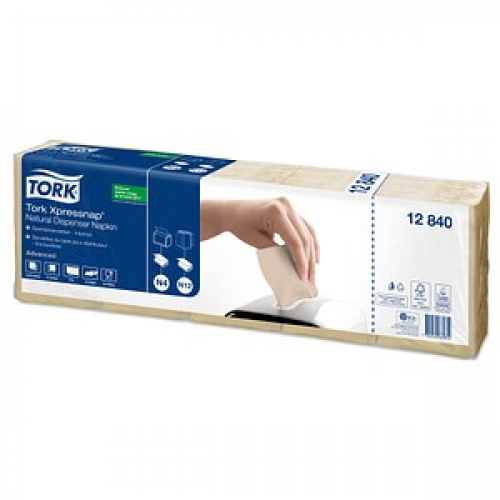 TORK Servietten Xpressnap® natur 1-lagig 33,0 x 21,3 cm, 1.125 St.