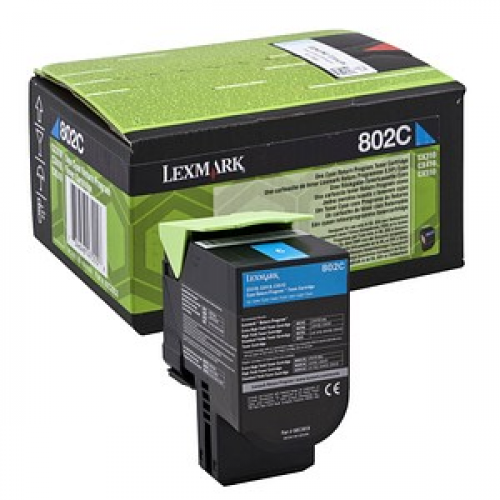 Lexmark 80C20C0  cyan Toner