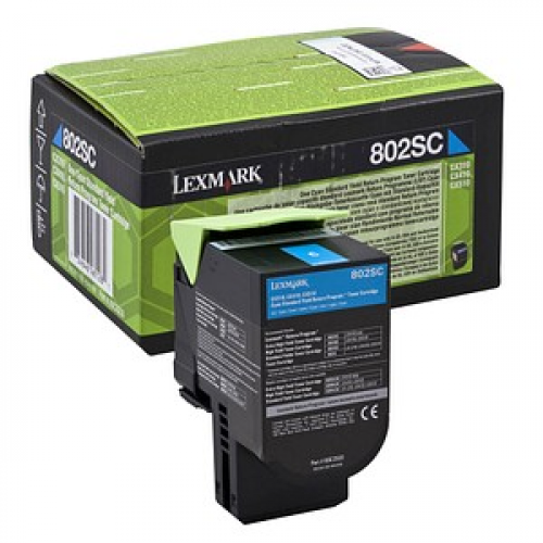 Lexmark 80C2SC0  cyan Toner