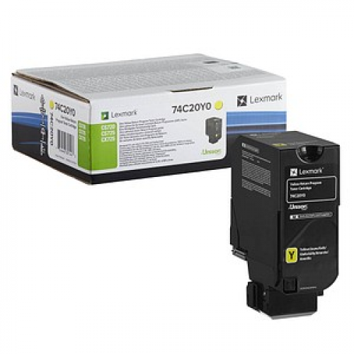 Lexmark 74C20Y0  gelb Toner