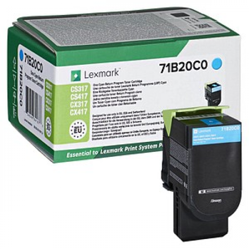 Lexmark 71B20C0  cyan Toner