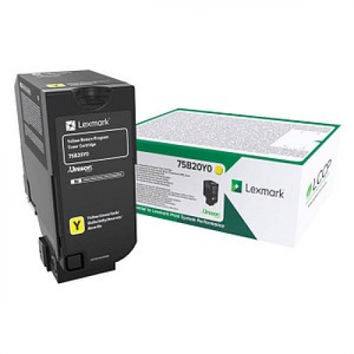 Lexmark 75B20Y0  gelb Toner