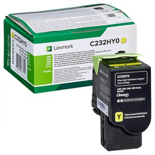 Lexmark C232HY0  gelb Toner