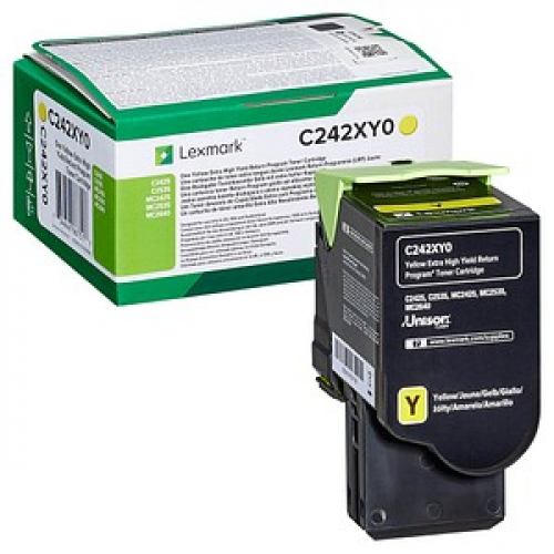 Lexmark C242XY0  gelb Toner