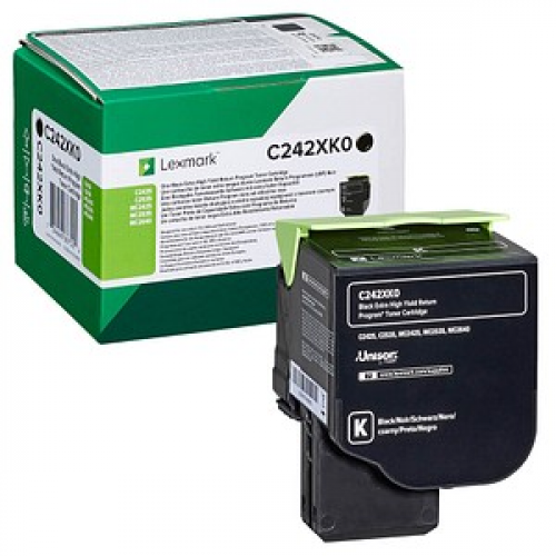 Lexmark C242XK0  schwarz Toner