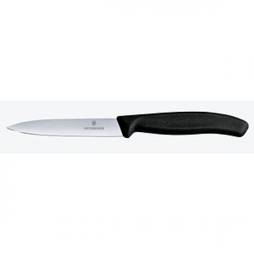 VICTORINOX Gemüsemesser Swiss Classic silber, schwarz, Klinge: 10,0 cm