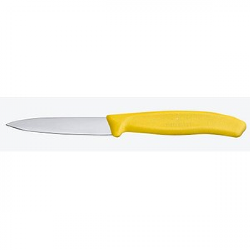 VICTORINOX Gemüsemesser Swiss Classic silber, gelb, Klinge: 8,0 cm