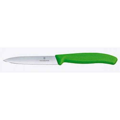 VICTORINOX Gemüsemesser Swiss Classic silber, grün, Klinge: 10,0 cm