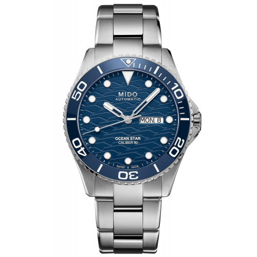 Mido M042.430.11.041.00 Herren Automatik-Taucheruhr Ocean Star 200C Blau