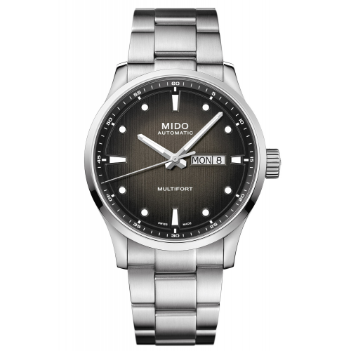 Mido M038.430.11.051.00 Herrenuhr Automatik Multifort Stahl/Schwarz