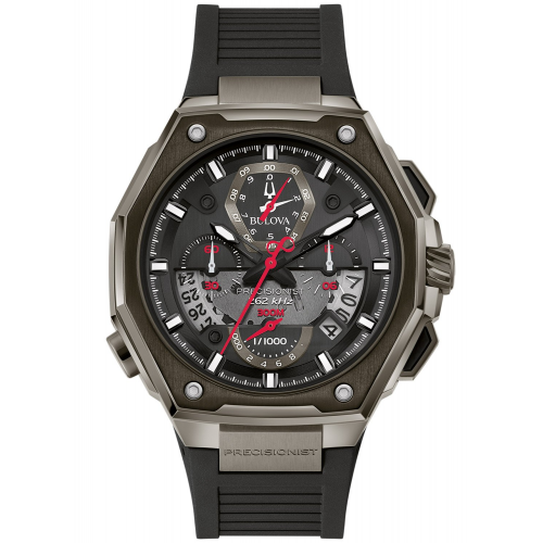 Bulova 98B358 Herrenuhr Chronograph Precisionist Schwarz